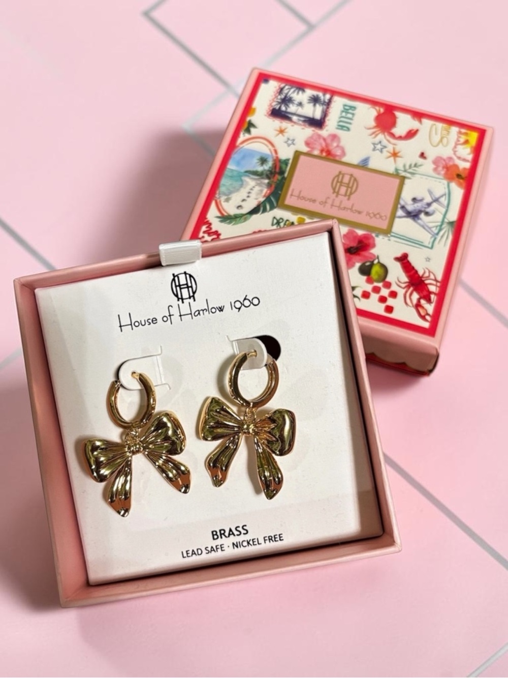 House of Harlow Bow Earrings